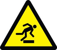 ISO Warning Safety Sign: Floor-Level Obstacle (2011)
