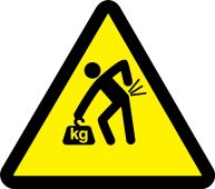 ISO Warning Safety Sign: Lifting Hazard (2003/2011)