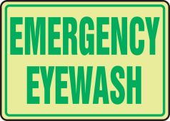 Safety Sign: Emergency Eyewash