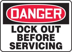 Lockout/Tagout Sign