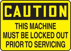 Lockout/Tagout Sign