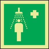 IMO Evacuation & First Aid Sign: Emergency Shower