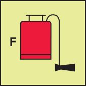IMO Fire Control Equipment Sign: Portable Foam Applicator