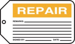 Safety Tag: Repair