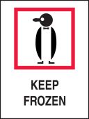 Interantional Shipping Label: Keep Frozen