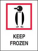 Interantional Shipping Label: Keep Frozen