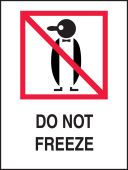 International Shipping Label: Do Not Freeze