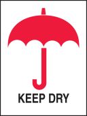International Shipping Label: Keep Dry