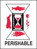 International Shipping Label: Perishable