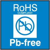 RoHS Shipping Label: RoHS Compliant - Pb-Free