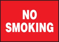Lite-Corr Plastic Sign: No Smoking