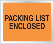 Packing List Envelope: Packing List Enclosed