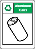 Safety Sign: Aluminum Cans