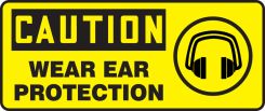 OSHA Caution Safety Sign: Wear Ear Protection
