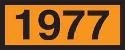 Orange 4-Digit Panel: 1977 (Nitrogen, refrigerated liquid)