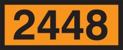 Orange 4-Digit Panel: 2448 (Molten Sulfur)