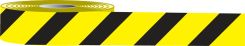 Plastic Barricade Tape: Striped Black/Yellow