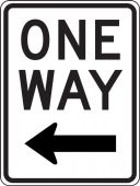 Lane Guidance Sign: One Way