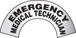 Reflective Emergency Response Hard Hat Decal: Emergency Medical Technician