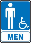 Restroom Signs: Men