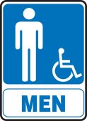 Restroom Signs: Men