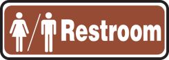 Restroom Sign: Unisex Restroom
