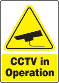Safety Sign: CCTV In Operation
