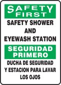 Spanish Bilingual Safety Sign