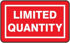 ORM-D Shipping Labels: Limited Quantity
