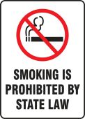 STATE SPECIFIC SMOKING SIGN