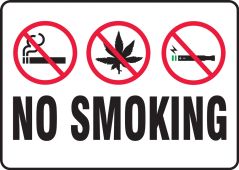 Safety Sign: No Smoking