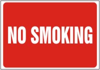 Safety Sign: No Smoking