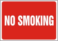 Safety Sign: No Smoking