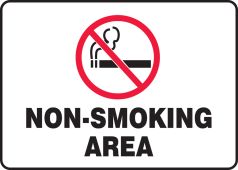 Safety Sign: Non-Smoking Area