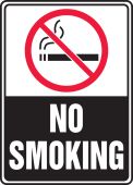 Safety Sign: (Graphic) No Smoking