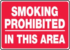 Smoking Control Sign