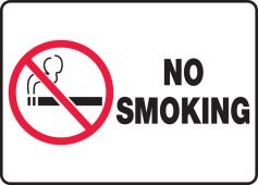 Safety Sign: No Smoking