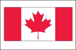 SHIPPING LABELS - CANADIAN FLAG