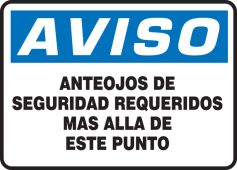 Spanish Bilingual Safety Sign