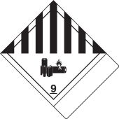 Proper Shipping Name Label: Hazard Class 9 - Misc Dangerous Goods