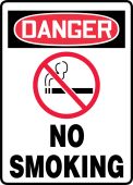 OSHA Danger Smoking Control Sign: No Smoking (Symbol)