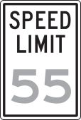 Semi-Custom Safety Sign: Speed Limit