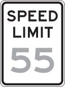 Semi-Custom Safety Sign: Speed Limit