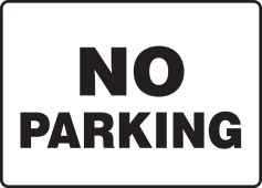 Safety Sign: No Parking