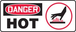 OSHA Danger Safety Sign: Hot