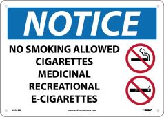 NO SMOKING ALLOWED SIGN