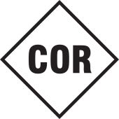 NFPA Placard: Individual Hazard Panels, Symbols for 4" Placard