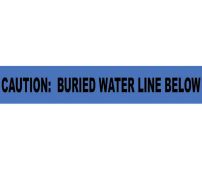 CAUTION BURIED WATER LINE BELOW INFORMER NON-DETECTABLE WARNING TAPE