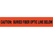 CAUTION BURIED FIBER OPTIC LINE BELOW INFORMER NON-DETECTABLE WARNING TAPE