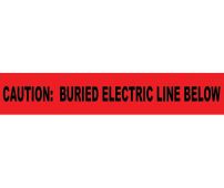 CAUTION BURIED ELECTRIC LINE BELOW INFORMER NON-DETECTABLE WARNING TAPE